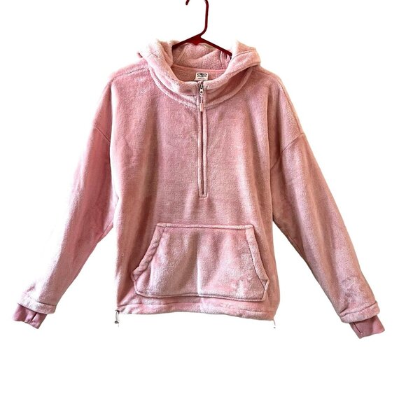 Athletic Works Tops - Athletic Works Womens 8/10 Med Hoodie Pink Sweatshirt Fleece Pullover RN #52469